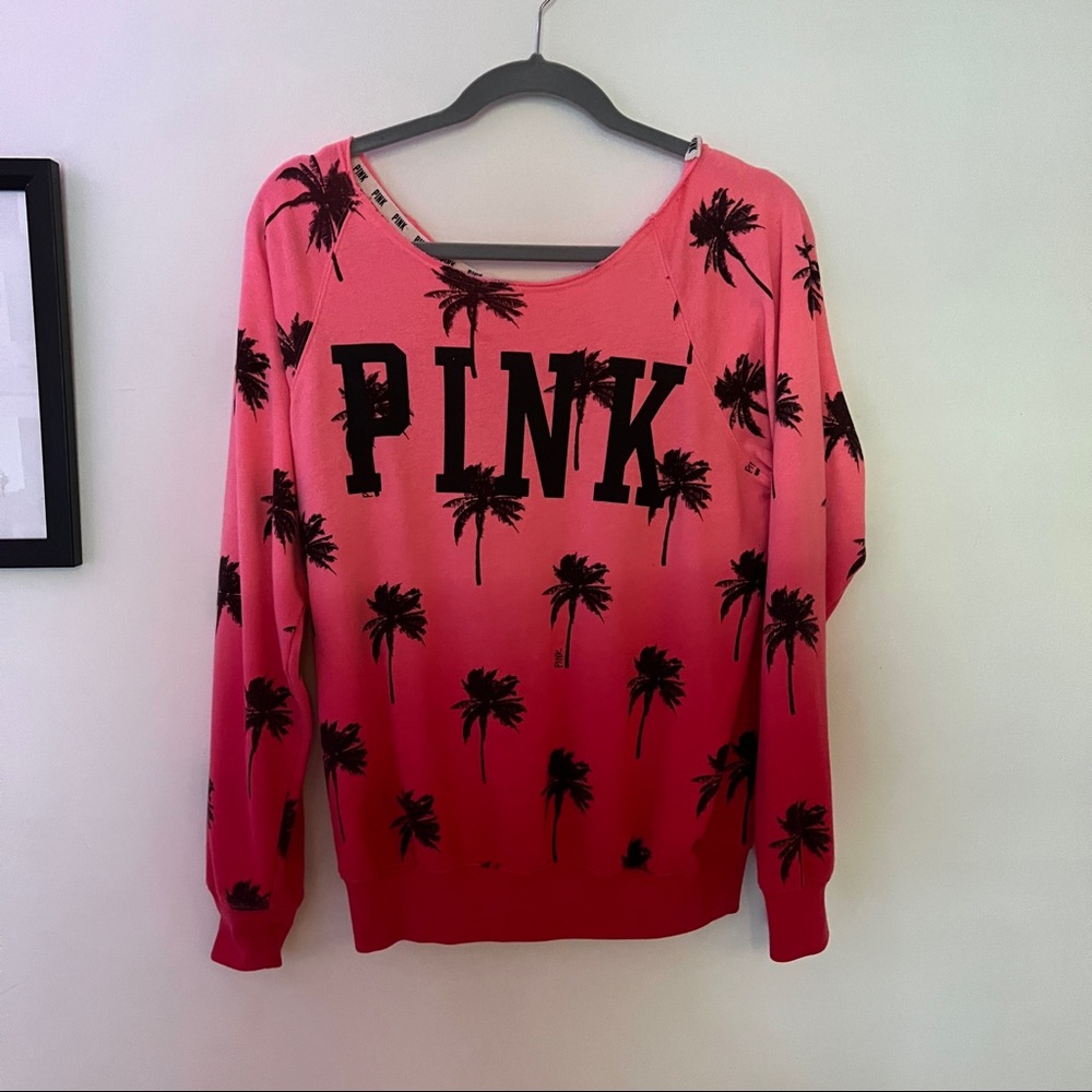 VS pink ombré crewneck